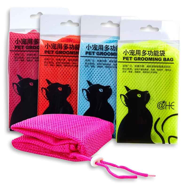 Mesh Cat  Bath Bag