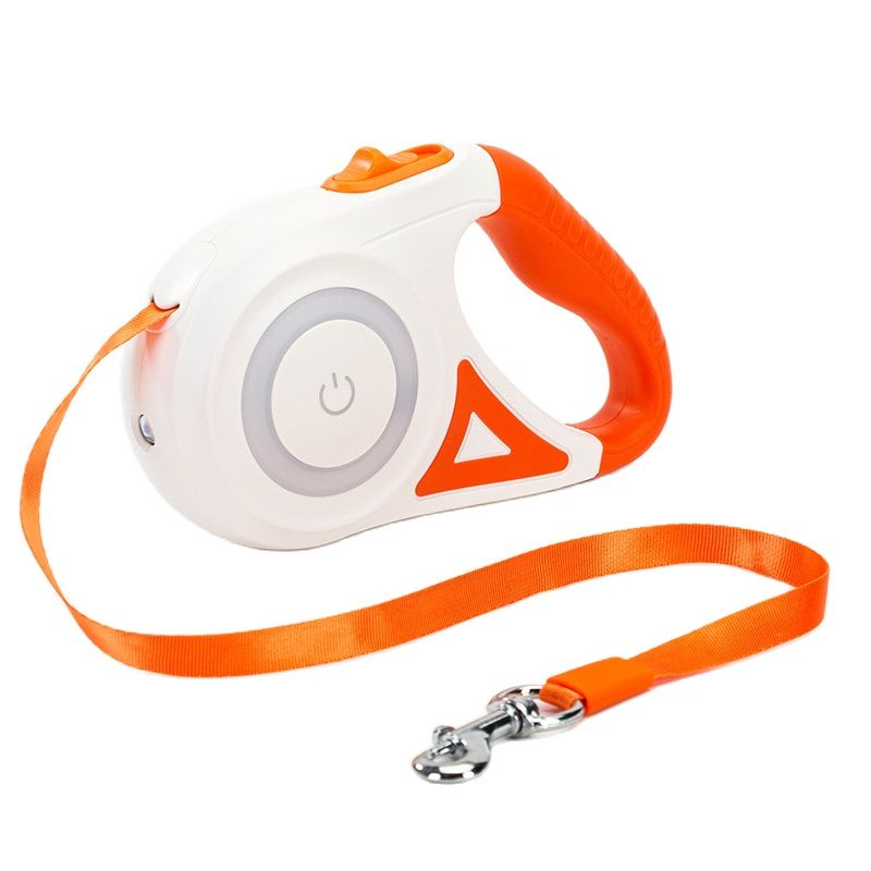 Retractable Dog Leash with Automatic LED Lighting Flash