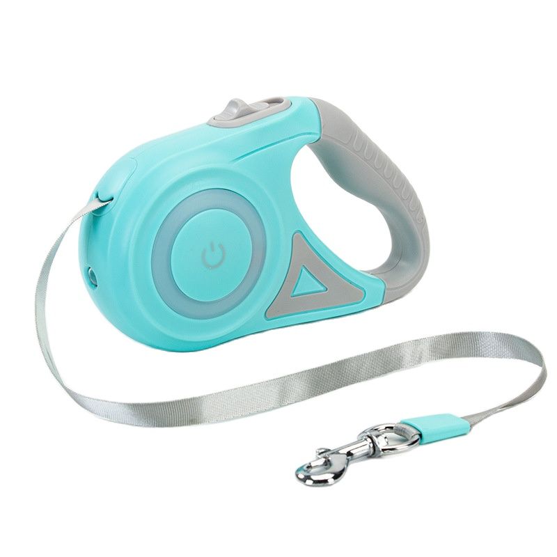 Retractable Dog Leash with Automatic LED Lighting Flash