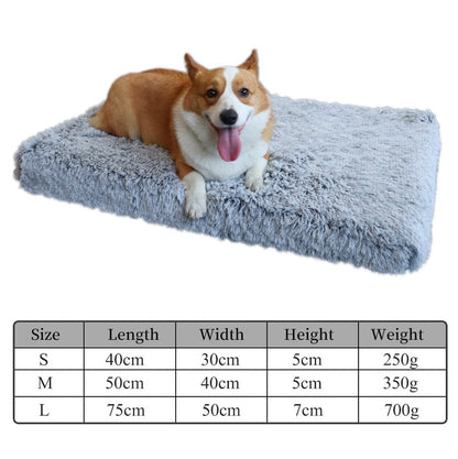 Long Plush Bed For Dogs