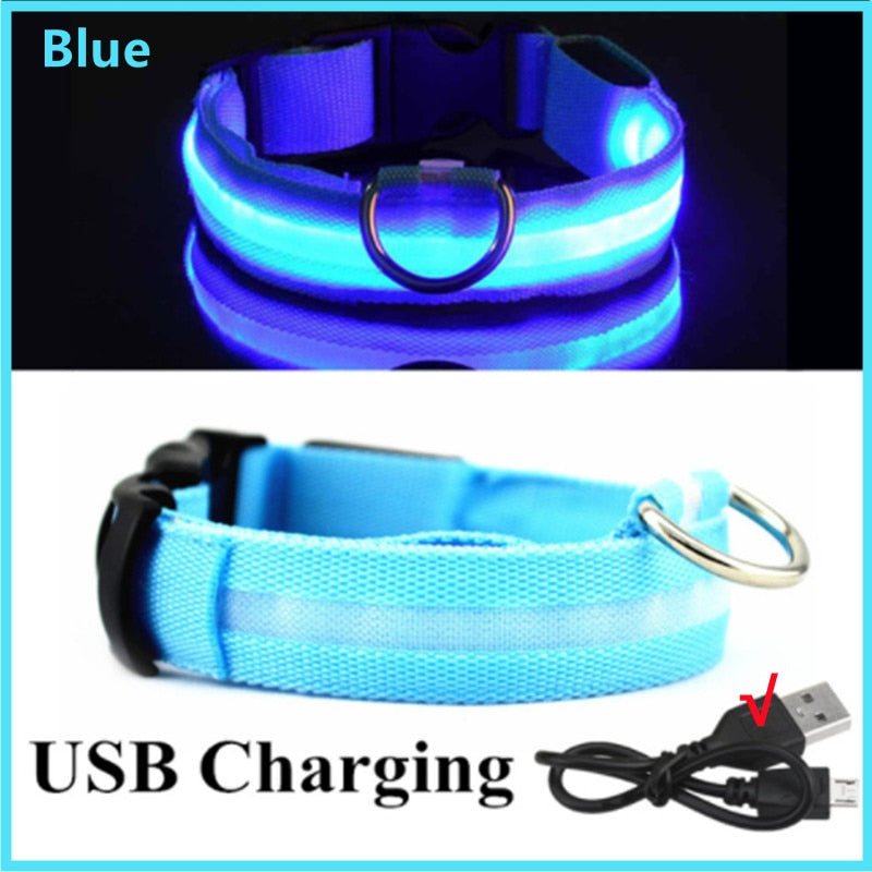 LED Glowing Collar For Pets