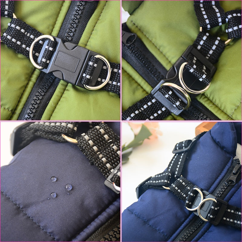 Harness Winter Jacket For Pets