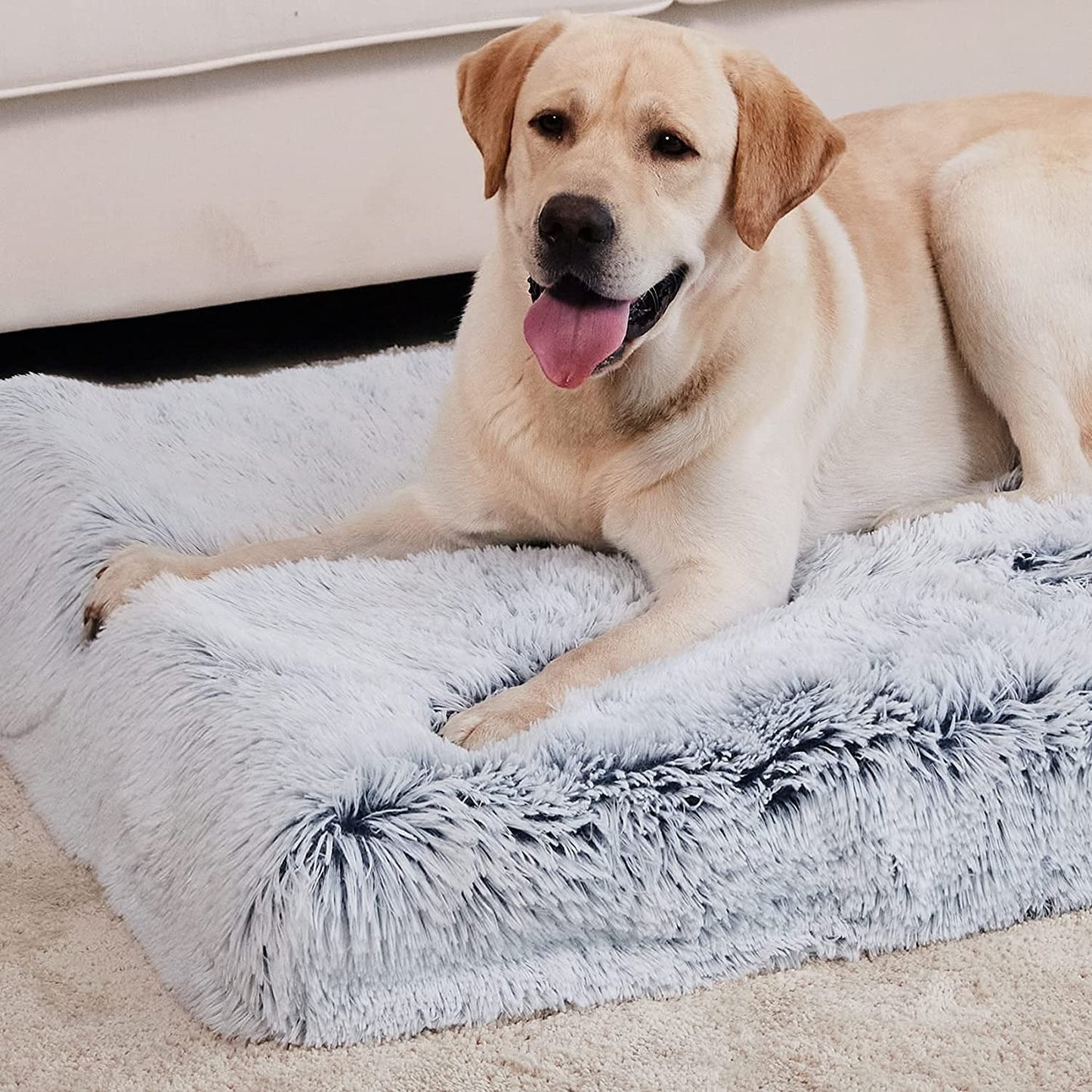 Long Plush Bed For Dogs