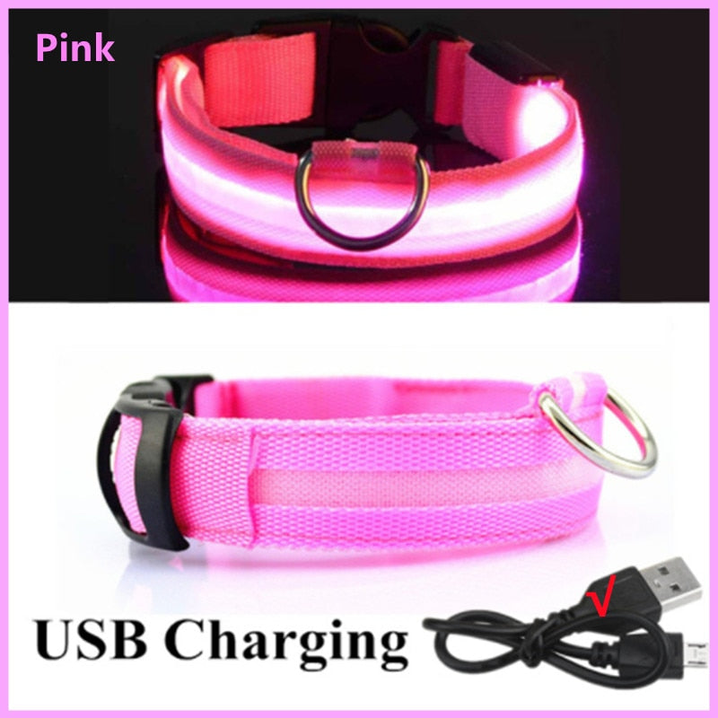 LED Glowing Collar For Pets